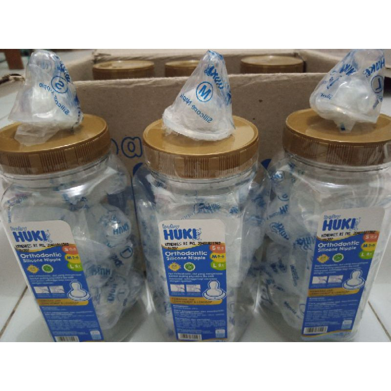RB22 Karet Nipple Kempeng Empeng Pentil Silikon Botol Susu Dot Baby Huki Gepeng Orthodontic Toples S