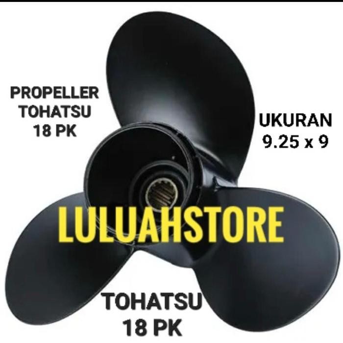 PROPELLER TOHATSU 18 PK KIPAS BALING MESIN TEMPEL TOHATSU GRATIS ONGKIR