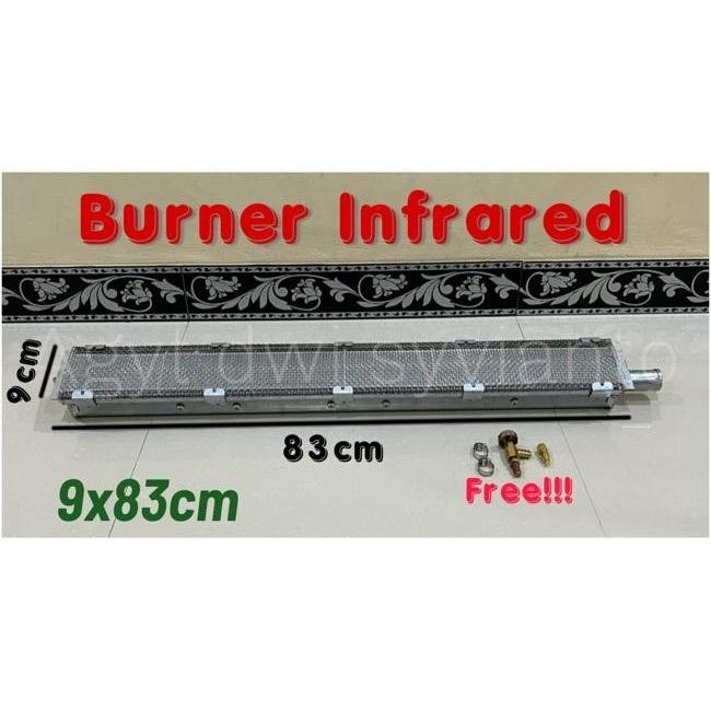 Burner Infrared Kompor Stove keramik Ceramic Infrared Gas LPG Burner 83x9cm