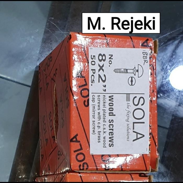 SKRUP SOLA 2 INCH BAUT KACA SOLA SEKRUP KACA (SEKRUP SOLA 2 INCH)