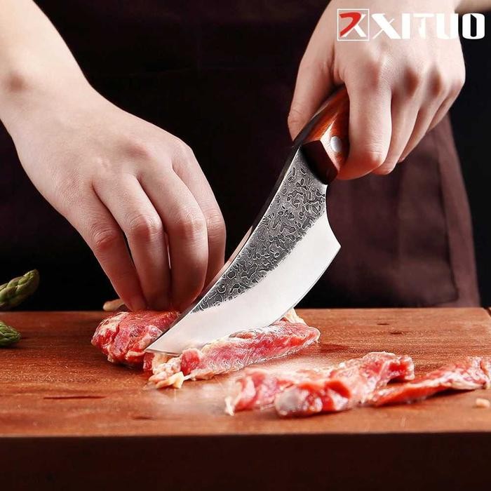 XITUO Pisau Dapur Chef Knife Premium Carbon Stainless Steel DL040