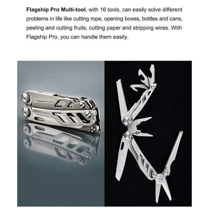 NEXTOOL Huohou Multifunction Knife 15 in 1 - Pisau Lipat