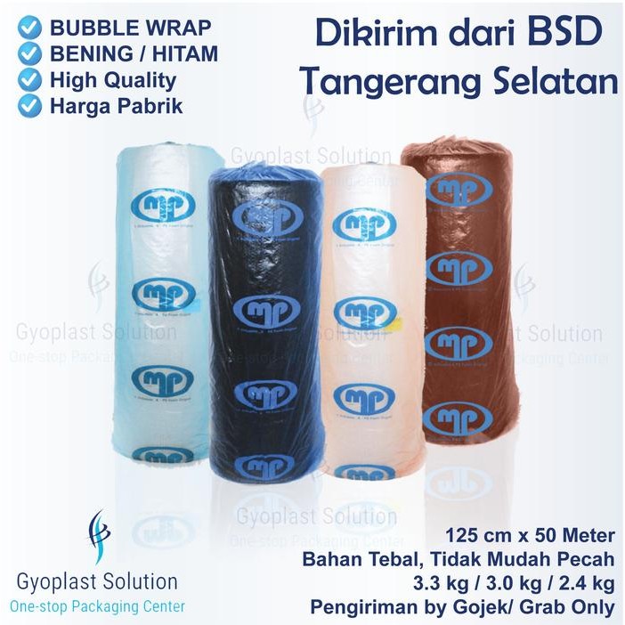 

Aman - Bubble Wrap Mulia Pack Roll 125 Cm X 50 Meter 2.4 Kg / 3 Kg / 3.3 Kg