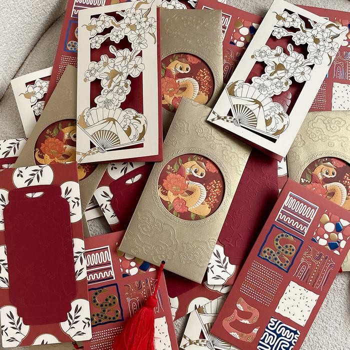 

Aman - Angbao Imlek / Amplop Cny Envelope / Hong Bao Merah