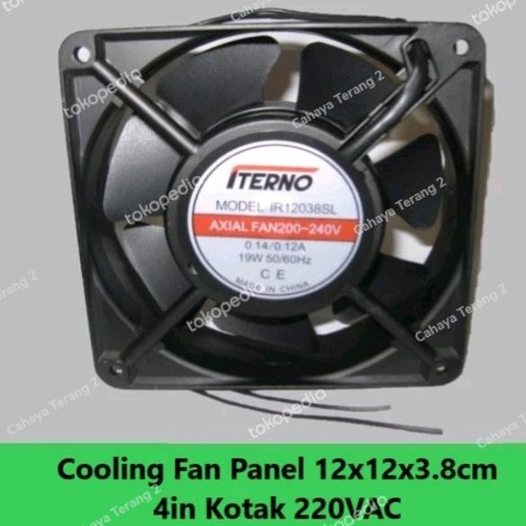Cooling Fan AC 220v 12Cm Kipas Fan Panel 4 Inch