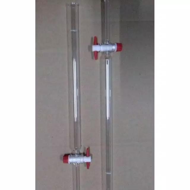 colomn cromatography pyrex / kolom kromatografi