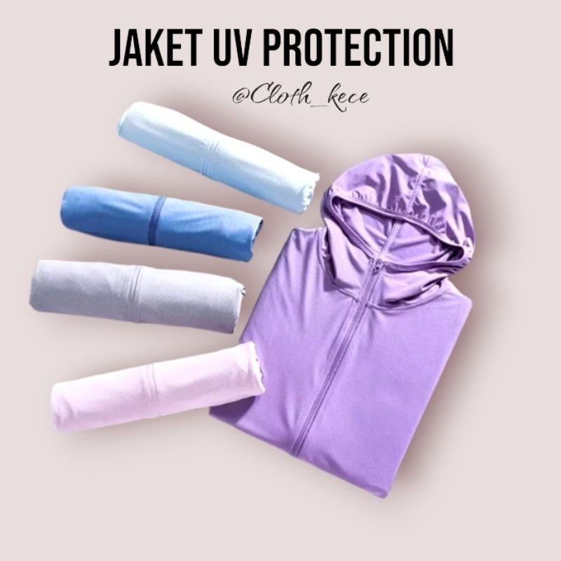 TREA Jaket Olahraga Wanita Pria Airsm Jaket mesh hoodie UV protection Lengan Panjang UNIQLO