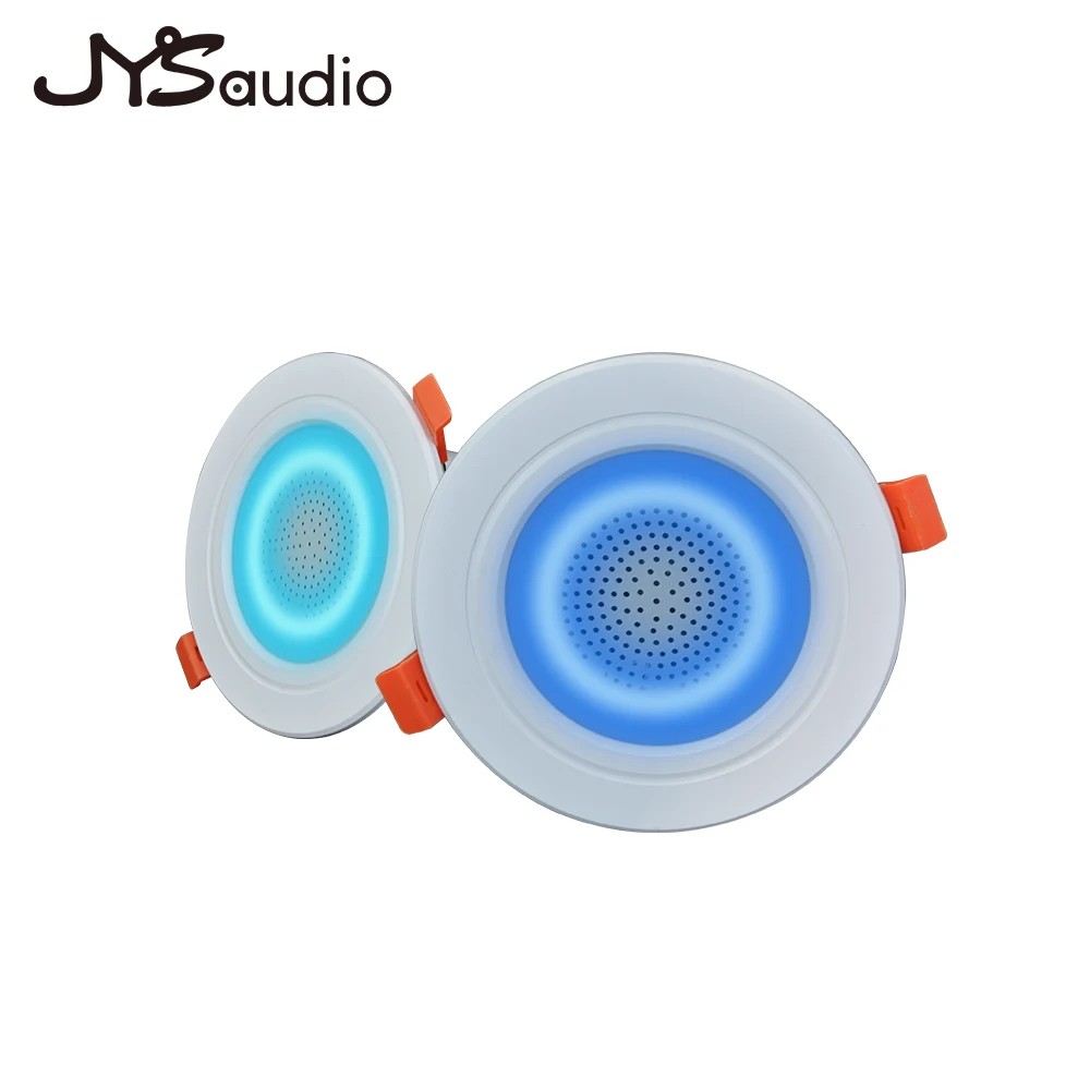 2.5 Inch LED Mini Bluetooth LED Light Ceiling Speaker In-ceiling Speaker Downlight Colorful Ceiling 