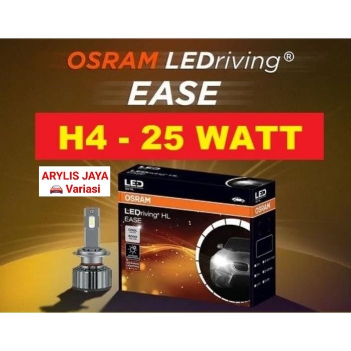 Lampu Led Osram Ease H4 Hi/Lo Ledriving 50W 6000K Bohlam Mobil Headlamp H4