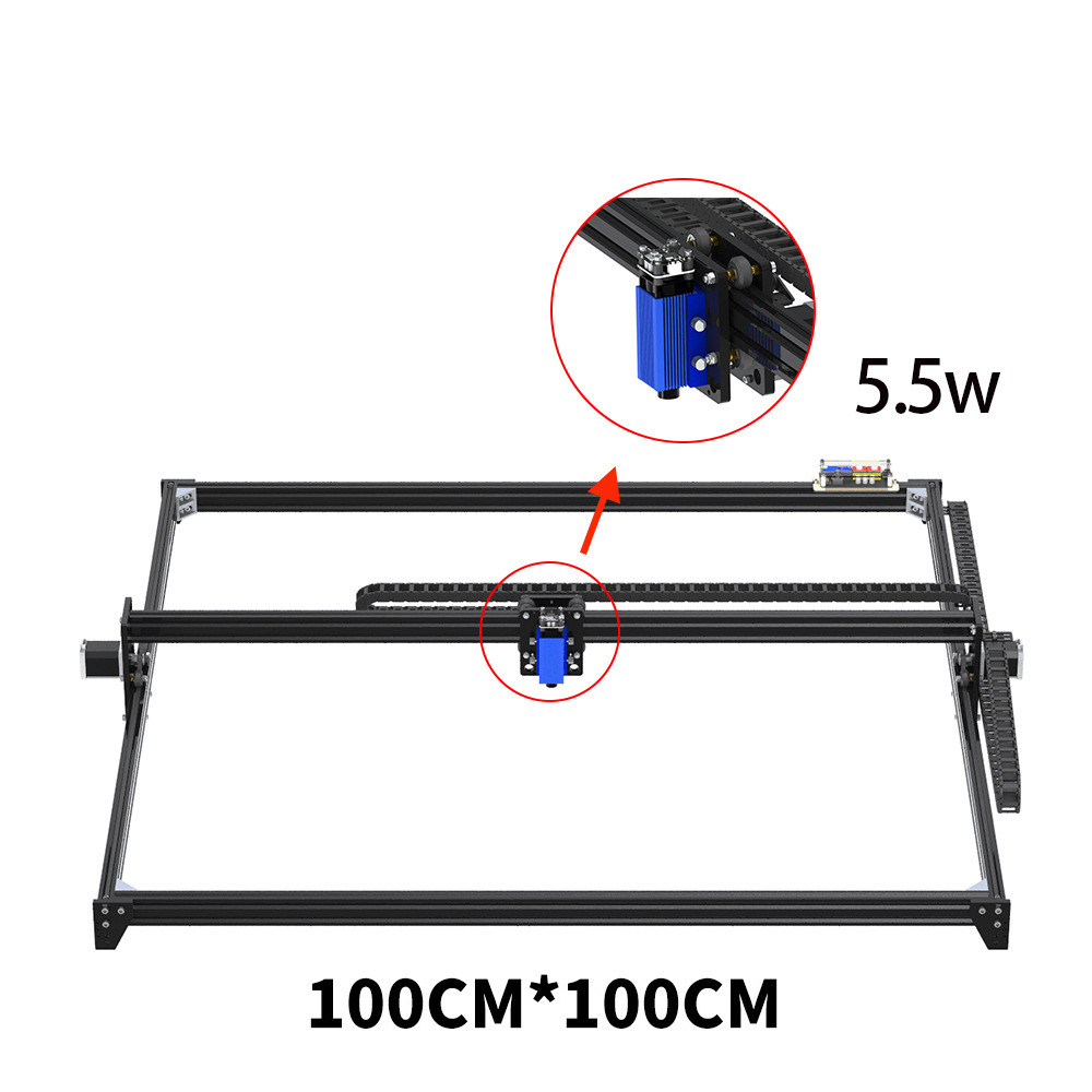 TWOWIN CNC GRBL Laser Engraver Machine TTL /PWM Control DIY 100*100cm Engraving Machine Desktop CNC 