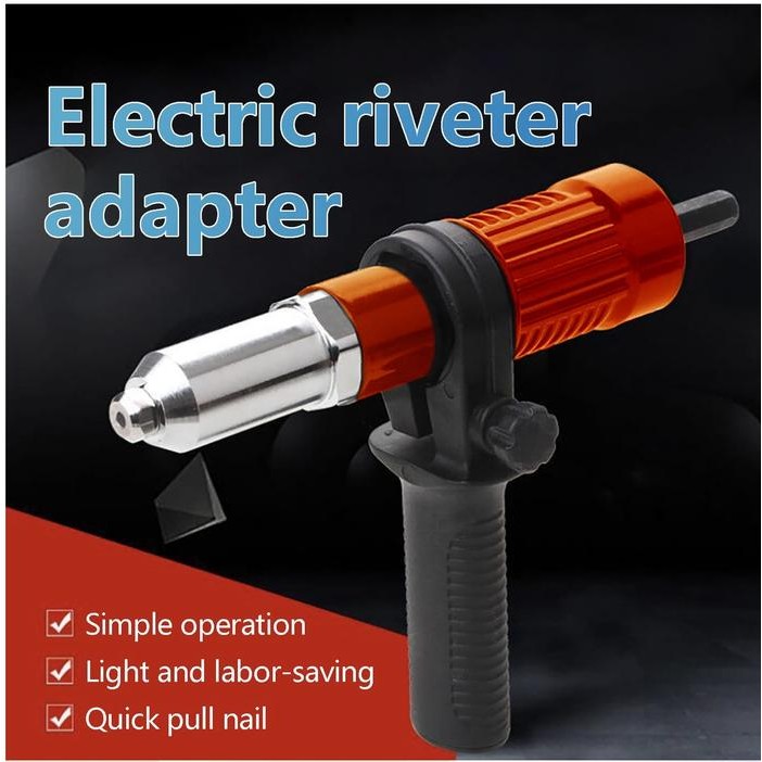 Adaptor Tang Rivet Ke Mesin Bor / Adaptor Paku Rivet Gun Elektrik