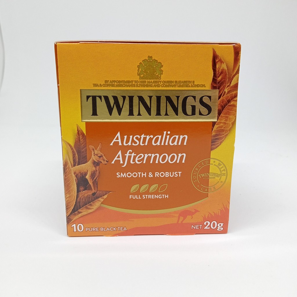 

Teh Twinings Australian Afternoon Smooth & Robust 10 Bags 20 Gr