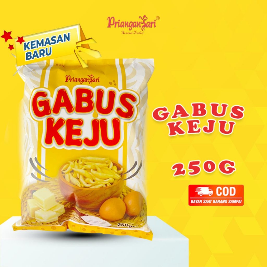 

waw Gabus Keju Premium 250 Gram Cemilan Gabus Super Enak