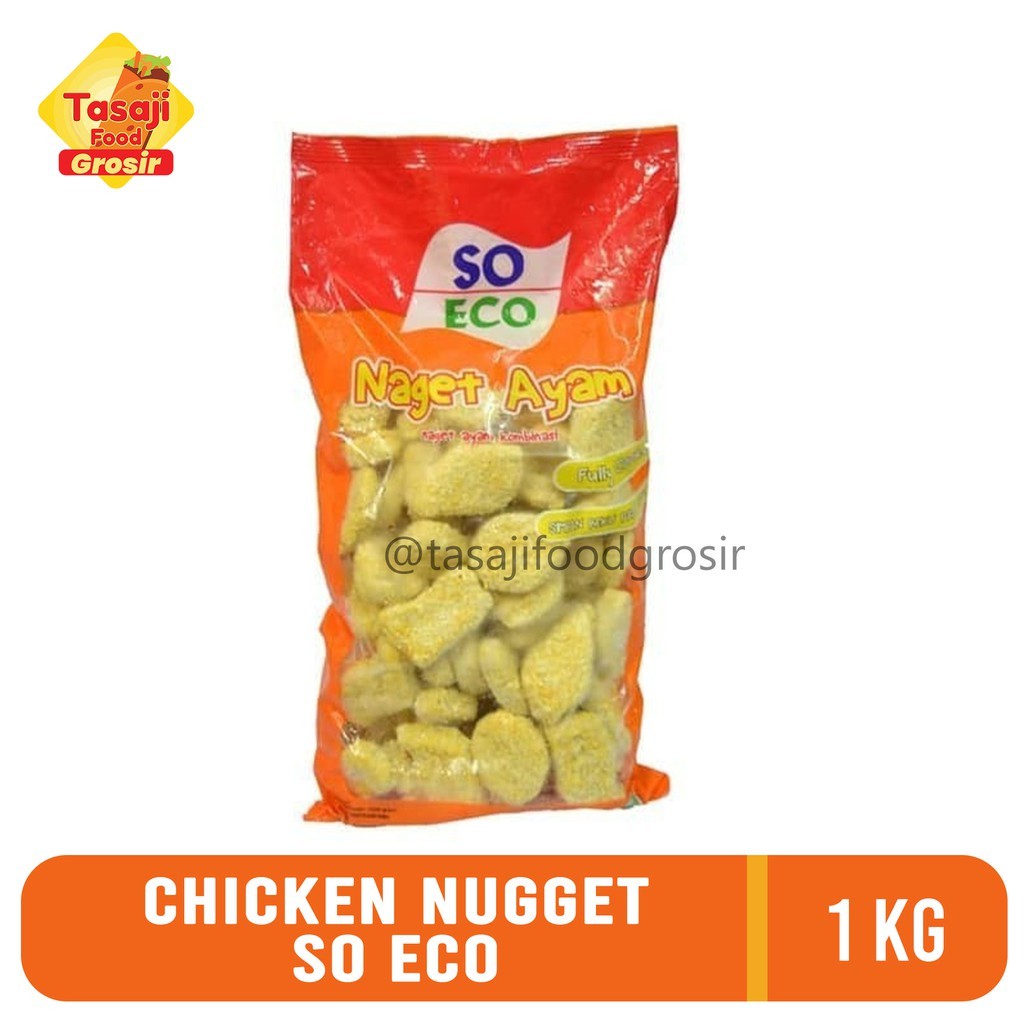 

debo Chicken Nugget SO ECO 1 Kg - Berkualitas Tinggi Frozen