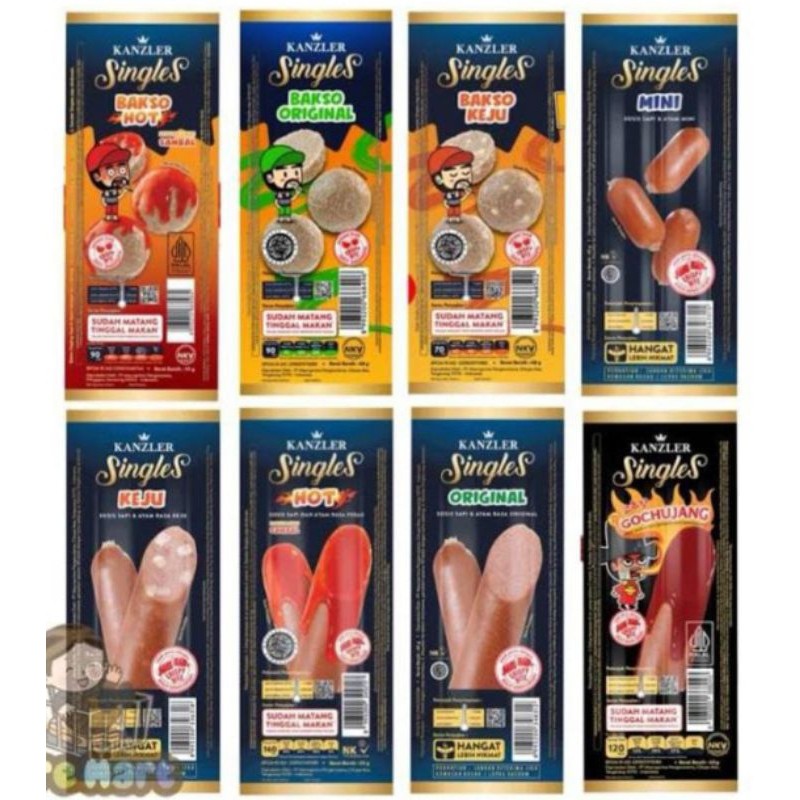 

debo Sosis/Bakso Kanzler 65gr Siap Makan Isi 12 Pcs