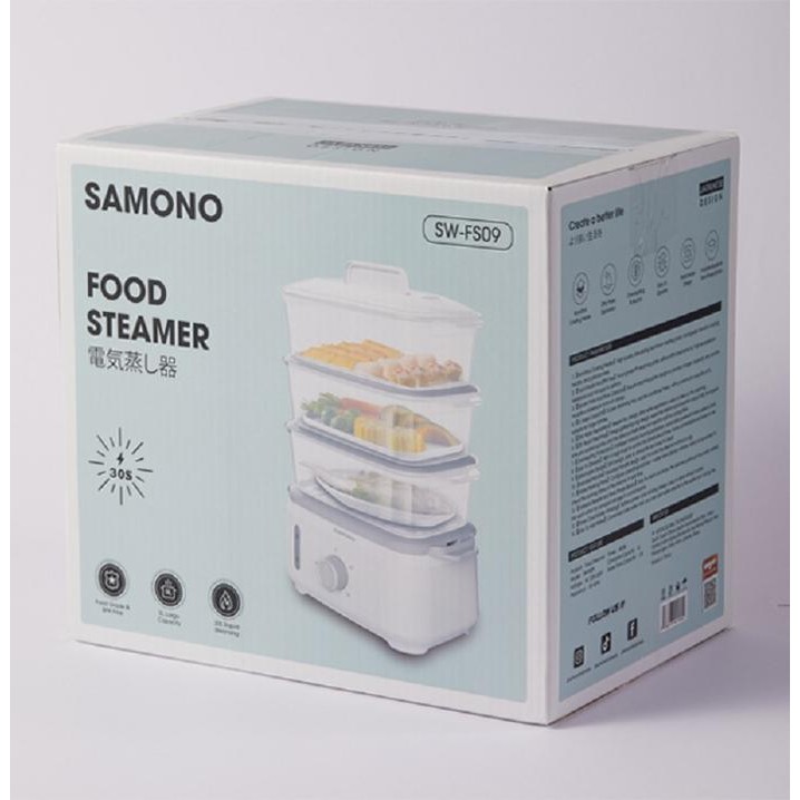 Philips Food Steamer HD9104 Samono Food Steamer SW-FS09 Resmi