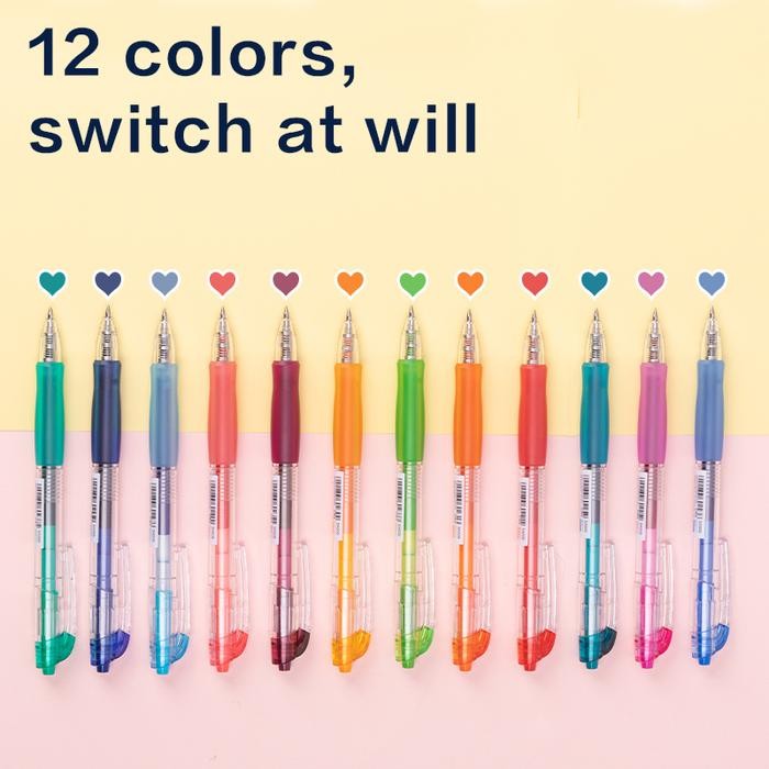 

Deli Pulpen Gel Sa50X - 12 Warna, Bullet Tip 0.5Mm - Alat Tulis Untuk Menulis Dengan Presisi Tinggi