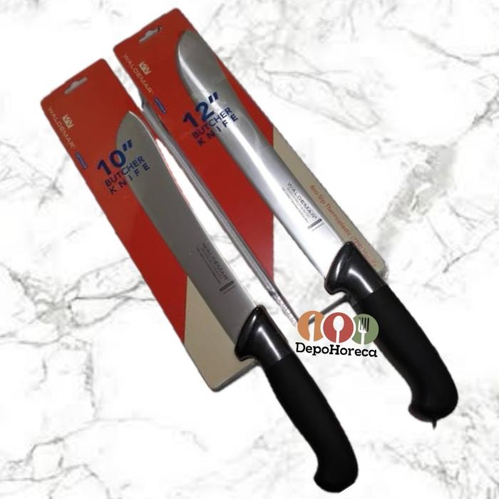 WALDEMAR Pisau Daging Sembelih / Butcher Knife 10" dan 12"