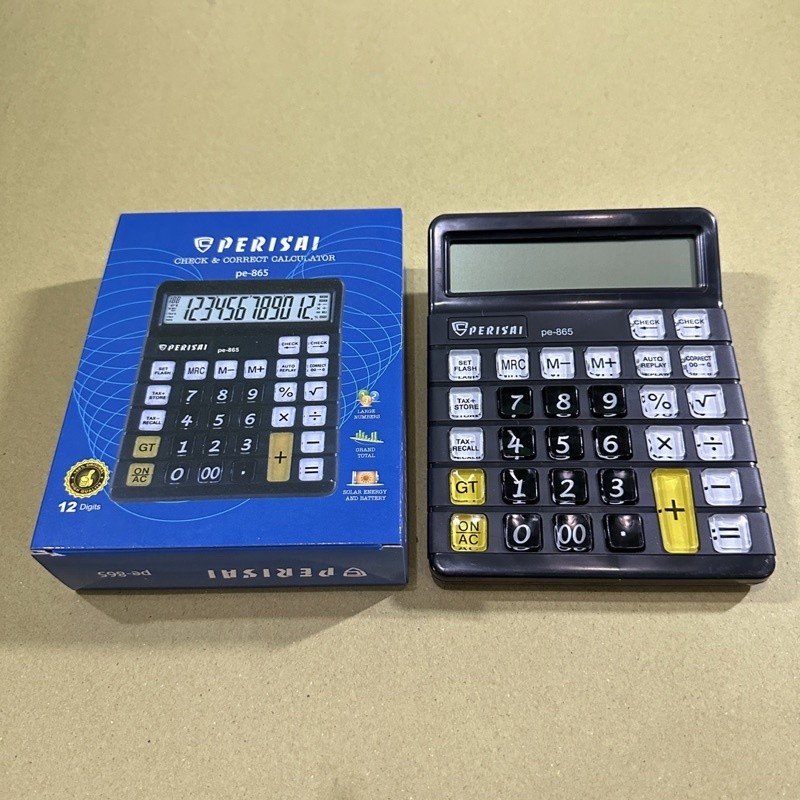 

Promo Calculator Kalkulator Perisai 12 Digit Pe-865 Best Quality