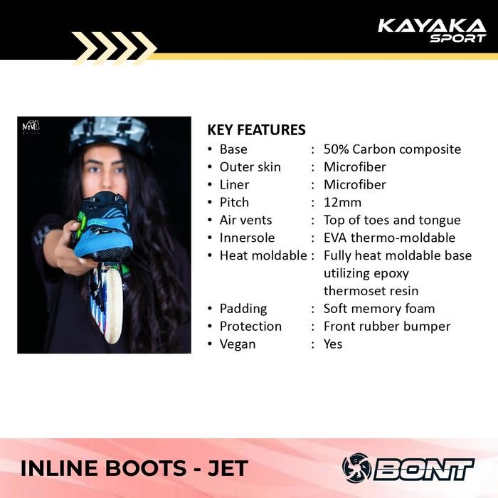 TERLARIS Inline Skate Boots - BONT JET SALE