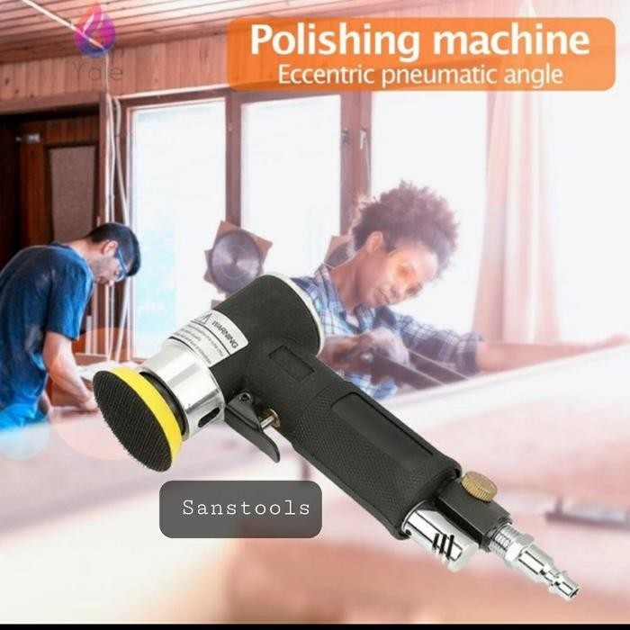 Mini pneumatic air orbital sander 2" / mesin poles amplas angin murah