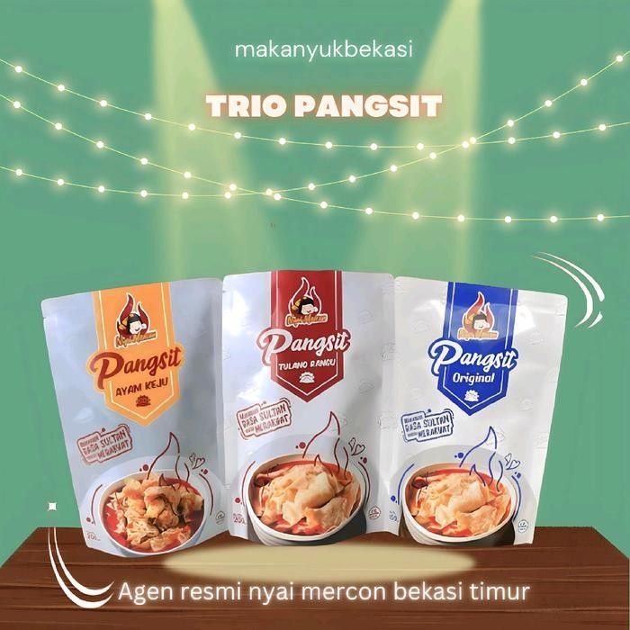 

Trio Pangsit Nyai mercon (Paket tiga Pangsit Nyai mercon) Frozen Food New