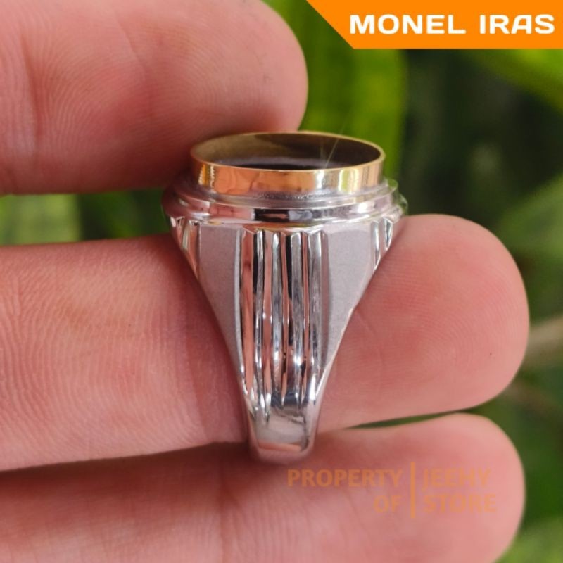 Ring Cincin Monel Doff Super Handmade Tanam Anti Karat