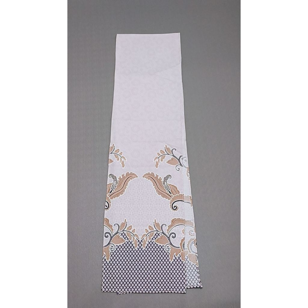 S24 Syal Batik Unisex Motif Etnik - Scarf Leher Elegan untuk Pria Wanita Tradisional Formal & Kasual