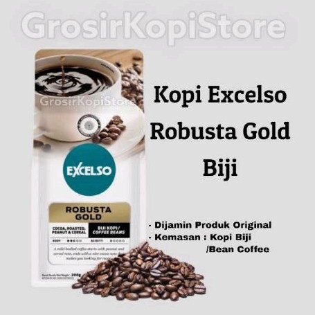 

PROMO Kopi Biji Excelso Robusta Gold 200g
