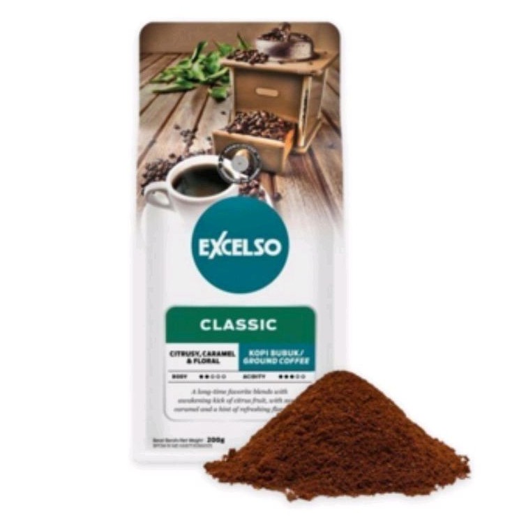 

PROMO Kopi Excelso Classic Bubuk 200g