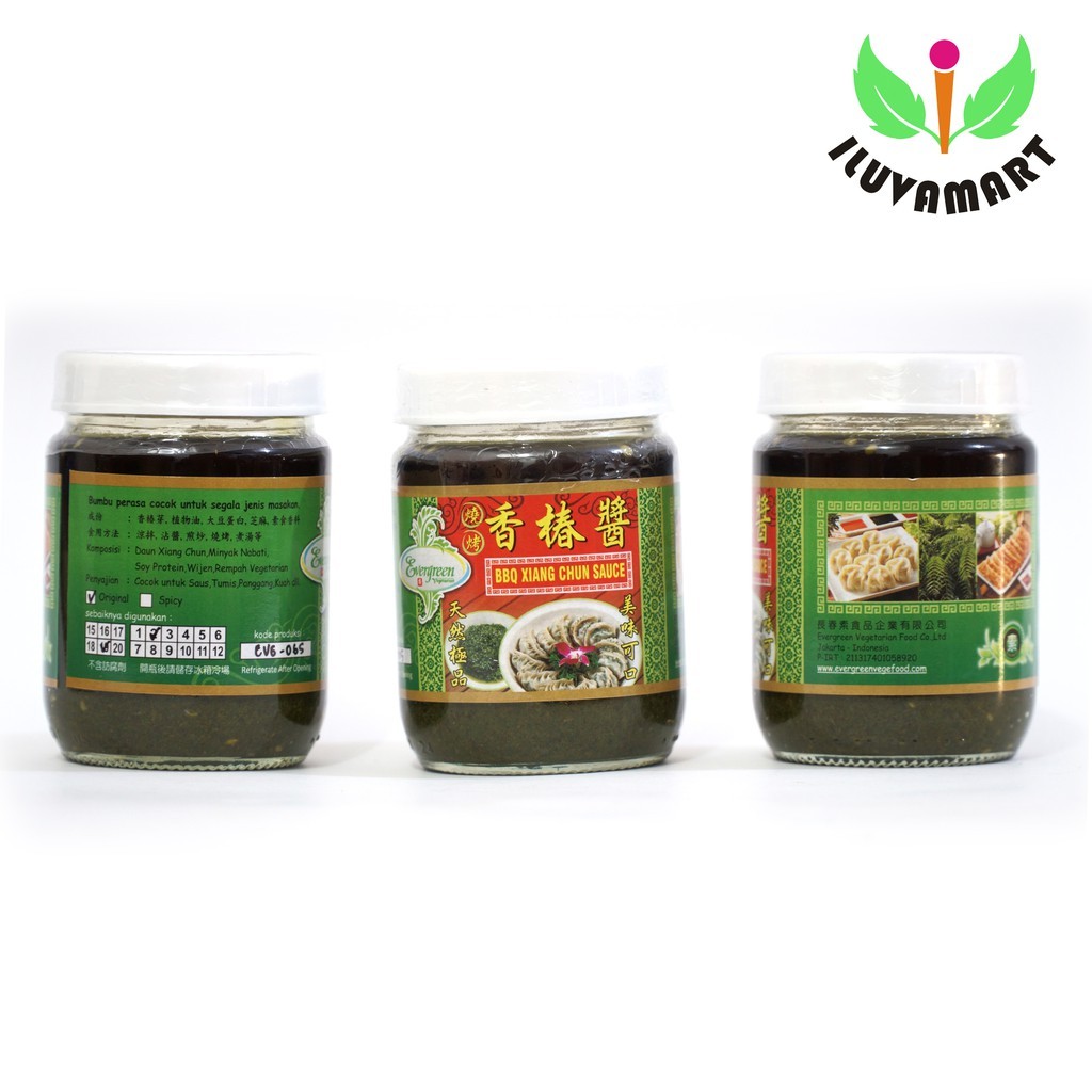 

Terlaris! Everen BBQ Xiang Chun Sauce / Chinese Cedar / Siang Cun Vegan