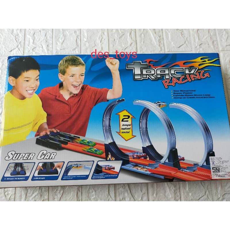 ReadyTRACK JALANAN MOBIL HOTWHEELS 2 JALUR /TRACK RACING HOTWHEELS