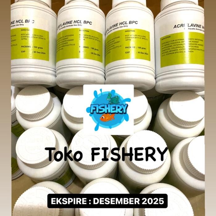 ACRIFLAVINE HCL BPC BUBUK 100GR ORIGINAL