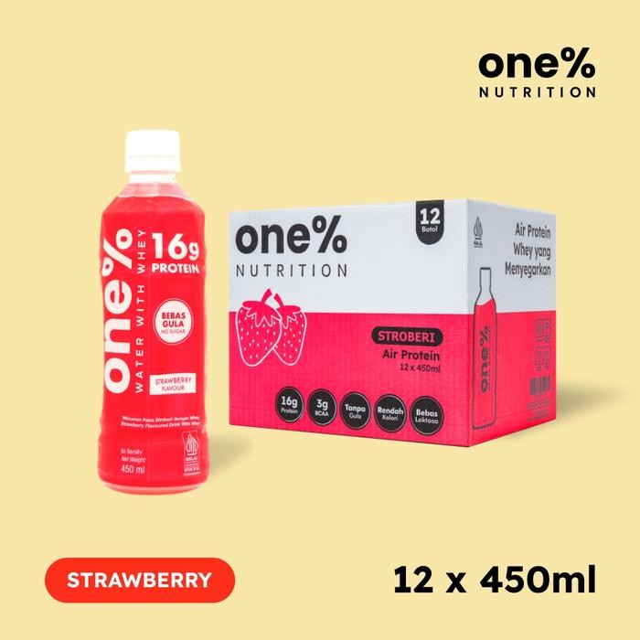 

Tjia Wu - One% Nutrition - Protein Water 12 Bottle Set