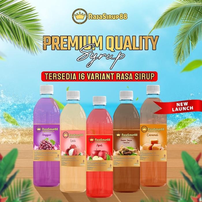 

Tjia Wu - [Syrup Series] Sirup Aneka Rasa Minuman Sirop Flavoured Syrup Halal 640 Ml Raja Sirup 88