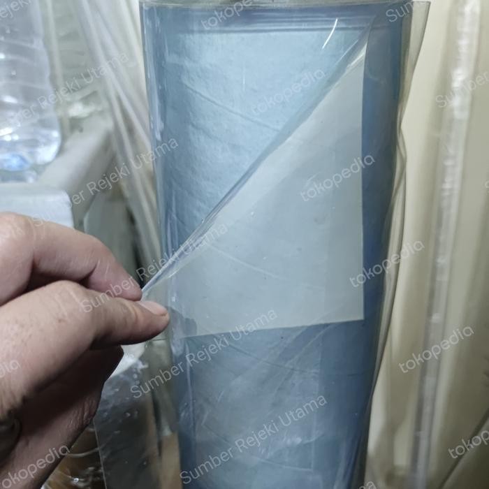Tapak Meja Bening Trasparan ( Mika Flexible Clear ) Tebal 1Mm