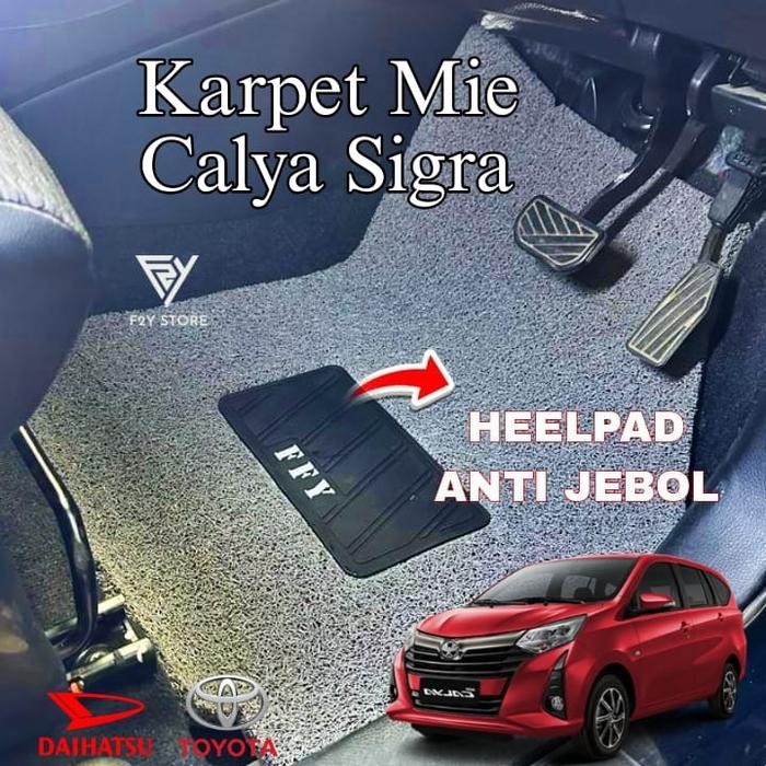Karpet Mobil Mie Bihun Sigra Calya 3 Baris