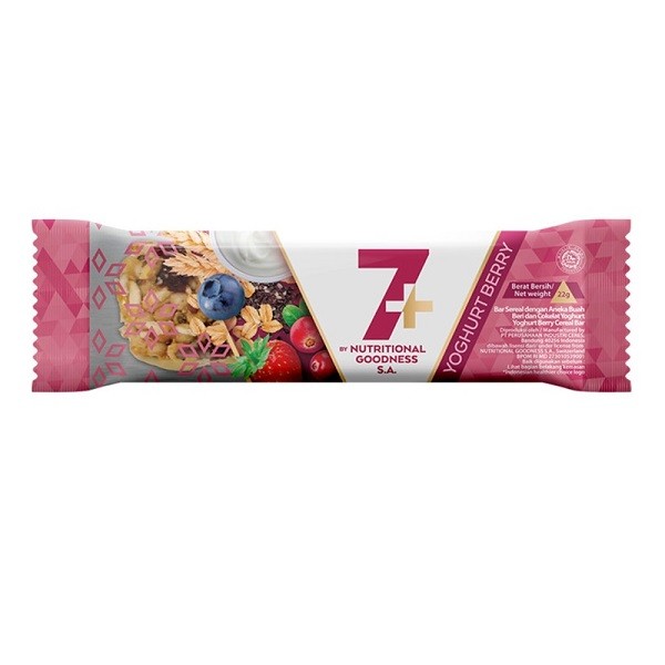 

7+ BAR YOGURT BERRY 22GR