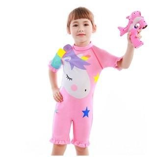 Baju Renang Unicorn Swimsuit Jumpsuit Anak Bayi Cewek Import Swimwear Swimsuit Wetsuit Kuda Terbang