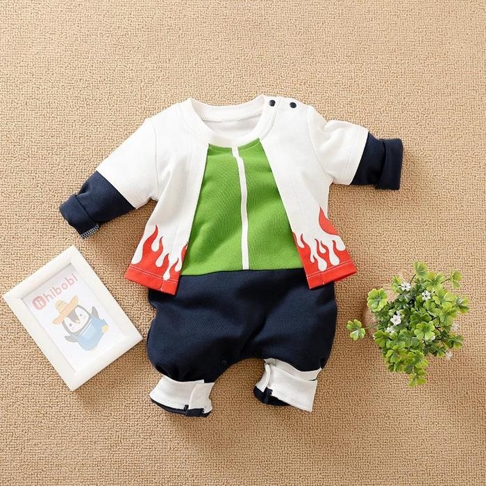 Jumper Bayi Lengan Panjang 0-24Bln Jumper Motif Hokage Naruto Import