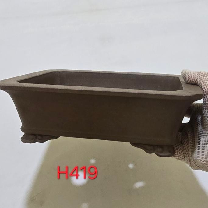 POT KERAMIK IMPORT H419 ALAT BONSAI SUKULEN Kode 1090