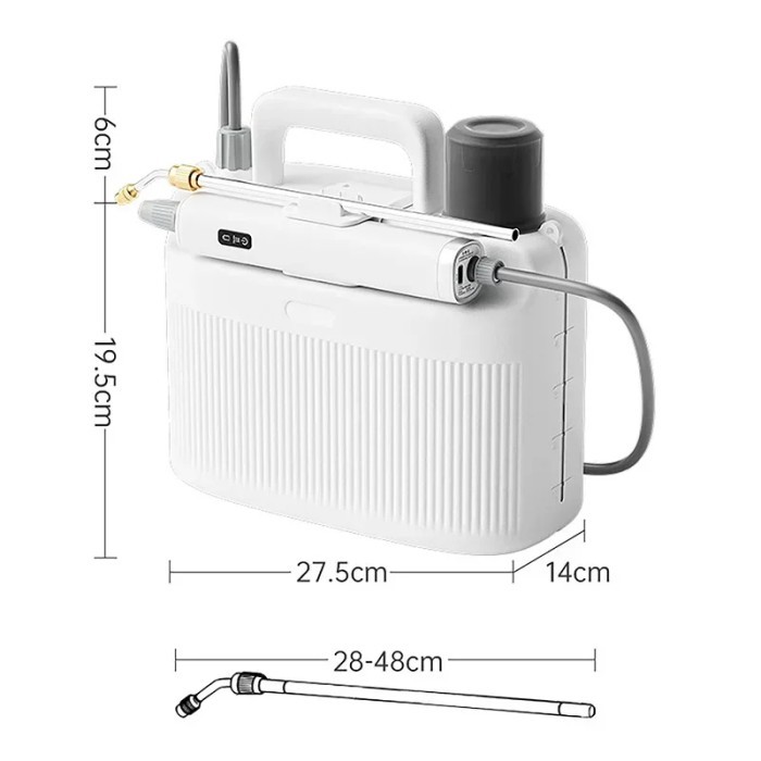 Purvisco Penyemprot Tanaman Elektrik Semprotan Elektrik Pertanian 5 Liter Alat Semprot Tanaman