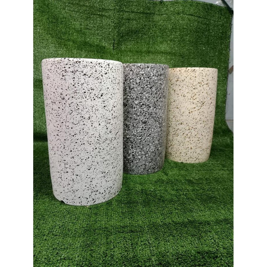 pot tabung teraso,pot silinder,pot tanah liat Kode 1306