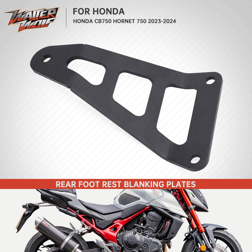 2023-2024 For Honda CB750 Hornet 750 Footrest Blanking Plates Exhaust Muffler Pipe Hanger Support Ho