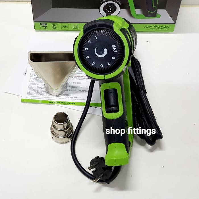 [Dekko Tools] Ryu Rhg 600 Blower Heat Gun Mesin Pemanas Hot Air Gun Atur Setel Panas