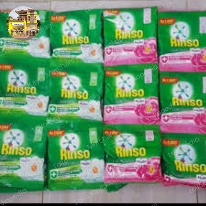 Rinso Molto Deterjen Bubuk 1 Dus Isi 126 Sachet 38G Grab/Gosend