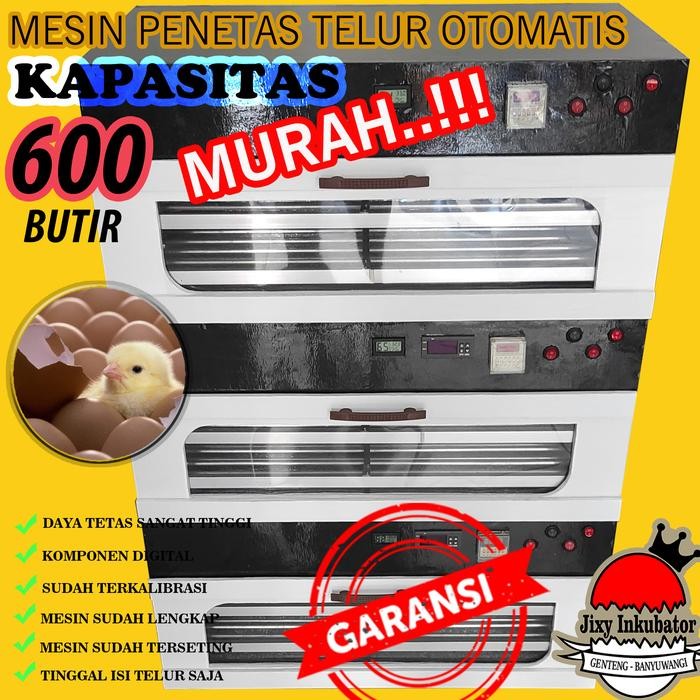 mesin penetas telur kapasitas 500 & 600 butir full otomatis