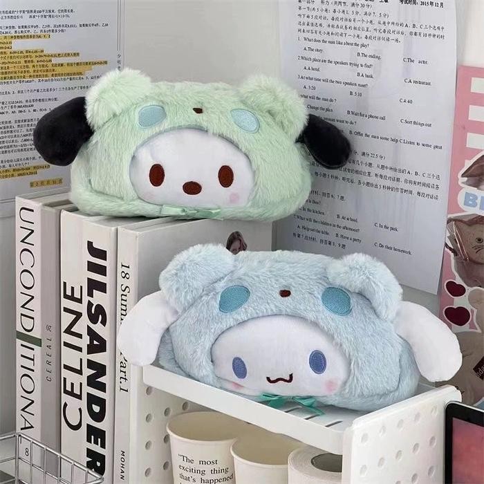 

ST5 PENCIL CASE SANRIO KUROMI CINNAMOROLL MY MELODY POCCHACCO / TEMPAT KOTAK PENSIL ALAT TULIS