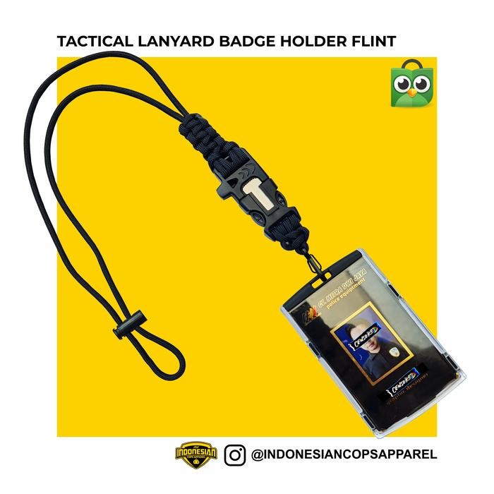 

Tactical Lanyard Badge Holder (Dilengkapi Api) Case