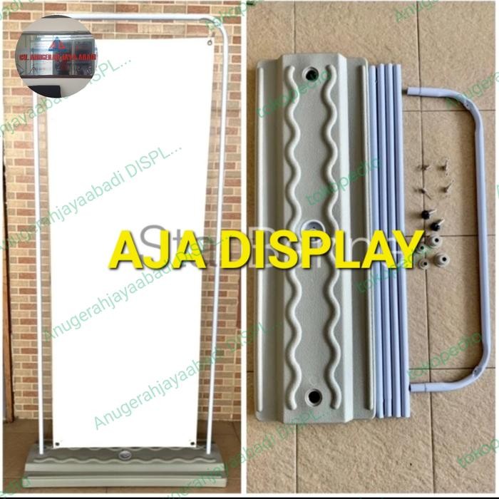 

Tripod Display Banner Stand/Door Frame Stand Besi 1 Sisi Uk 60X160